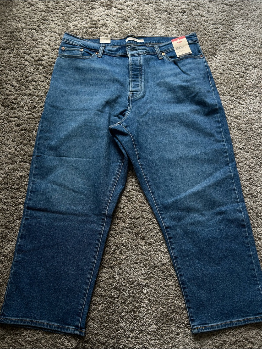 Levi's Women's Straight Leg Jeans - Dark Blue Wash